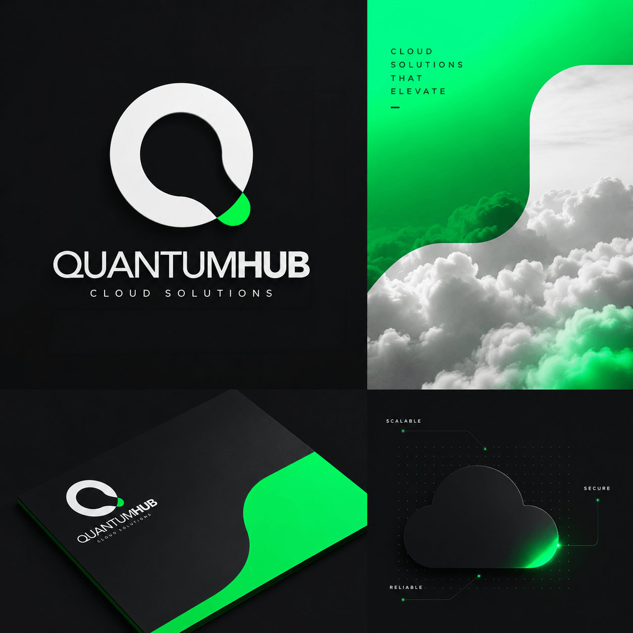 Quantumhub brand work